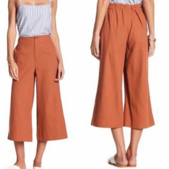 Good Luck Gem | Pants \u0026 Jumpsuits | Good Luck Gem Wide Leg Rust Color Pants  | Poshmark